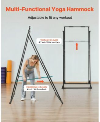 Yoga Stand Frame 440 lbs Triangular Rig with Hammock
