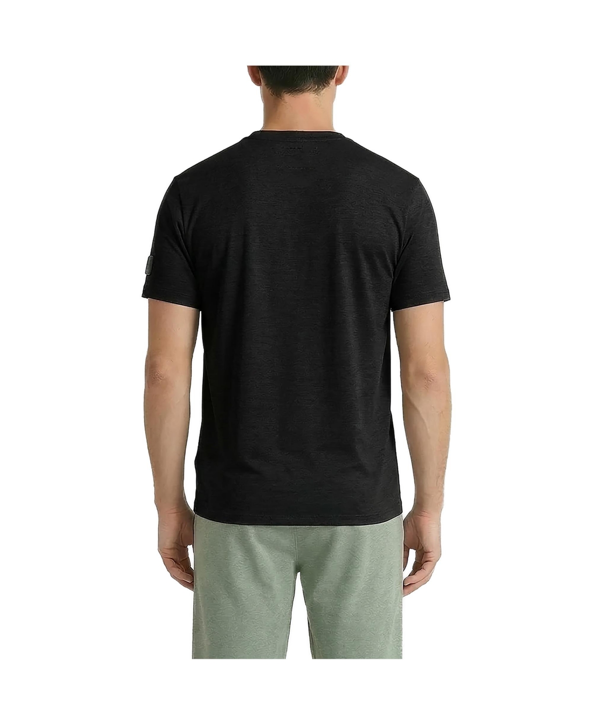 Level 7 Men's Office-Leisure Collection Jersey Short Sleeve Tee with Zip Pocket