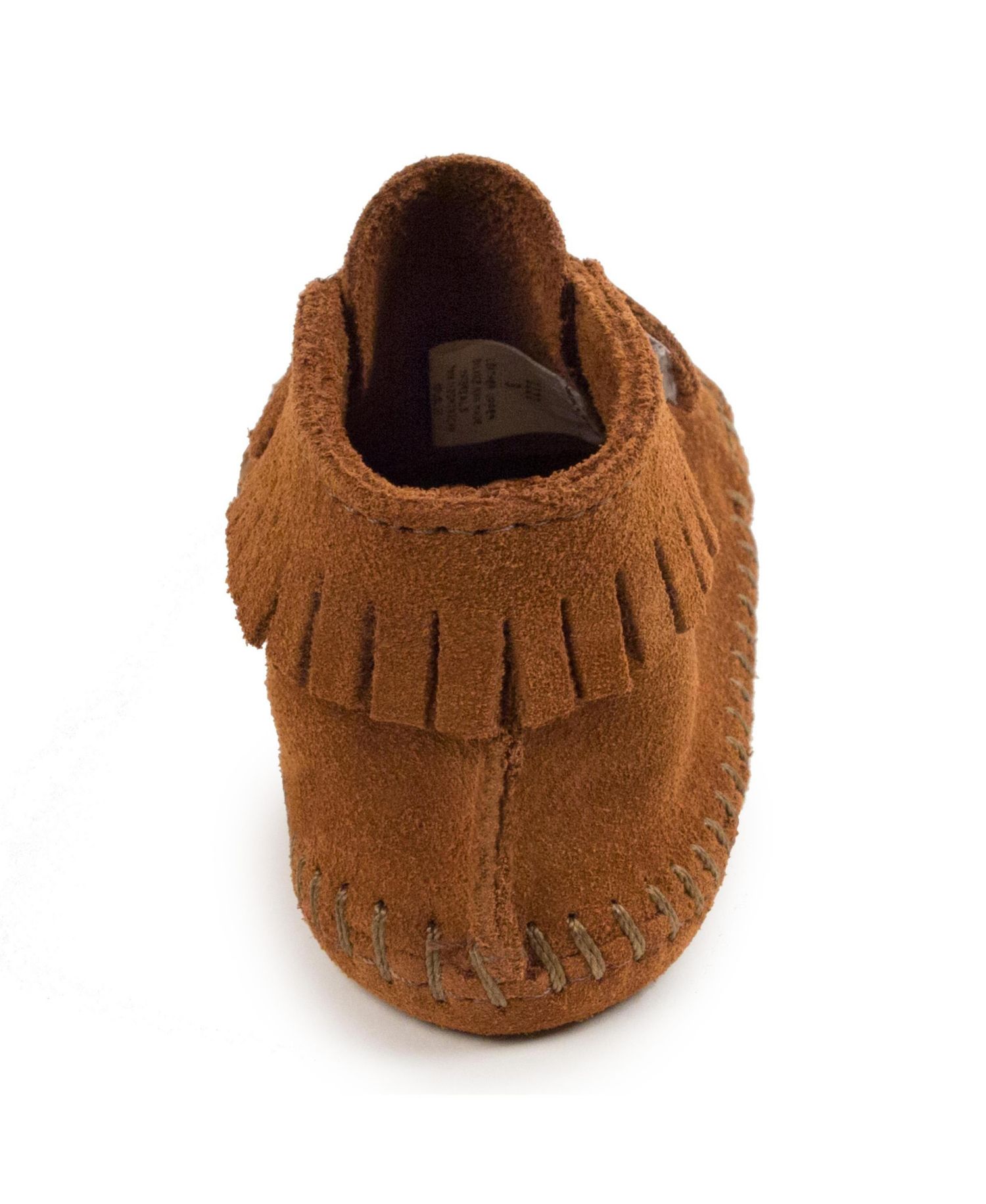 Baby Suede Front Strap Booties