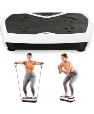 Vibration Plate Exercise Machine with Magnetic Acupoints – Full Body Vibration Platform Lymphatic Drainage Massager