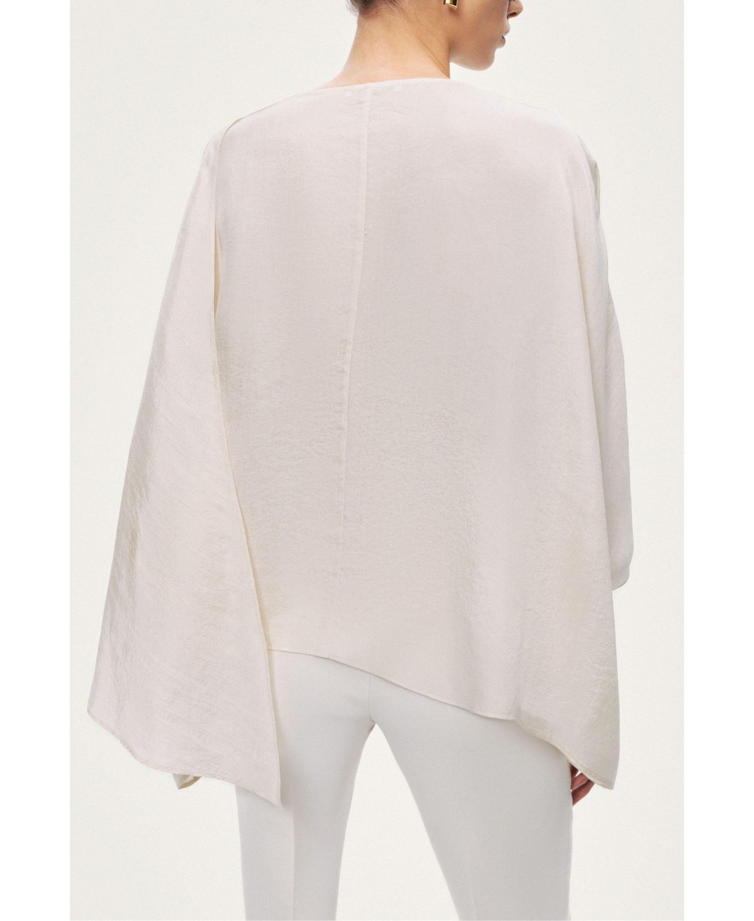 Women's Fluid Cape Blouse