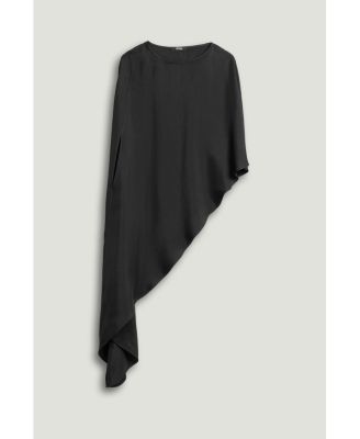 Women's Draped Cape Blouse