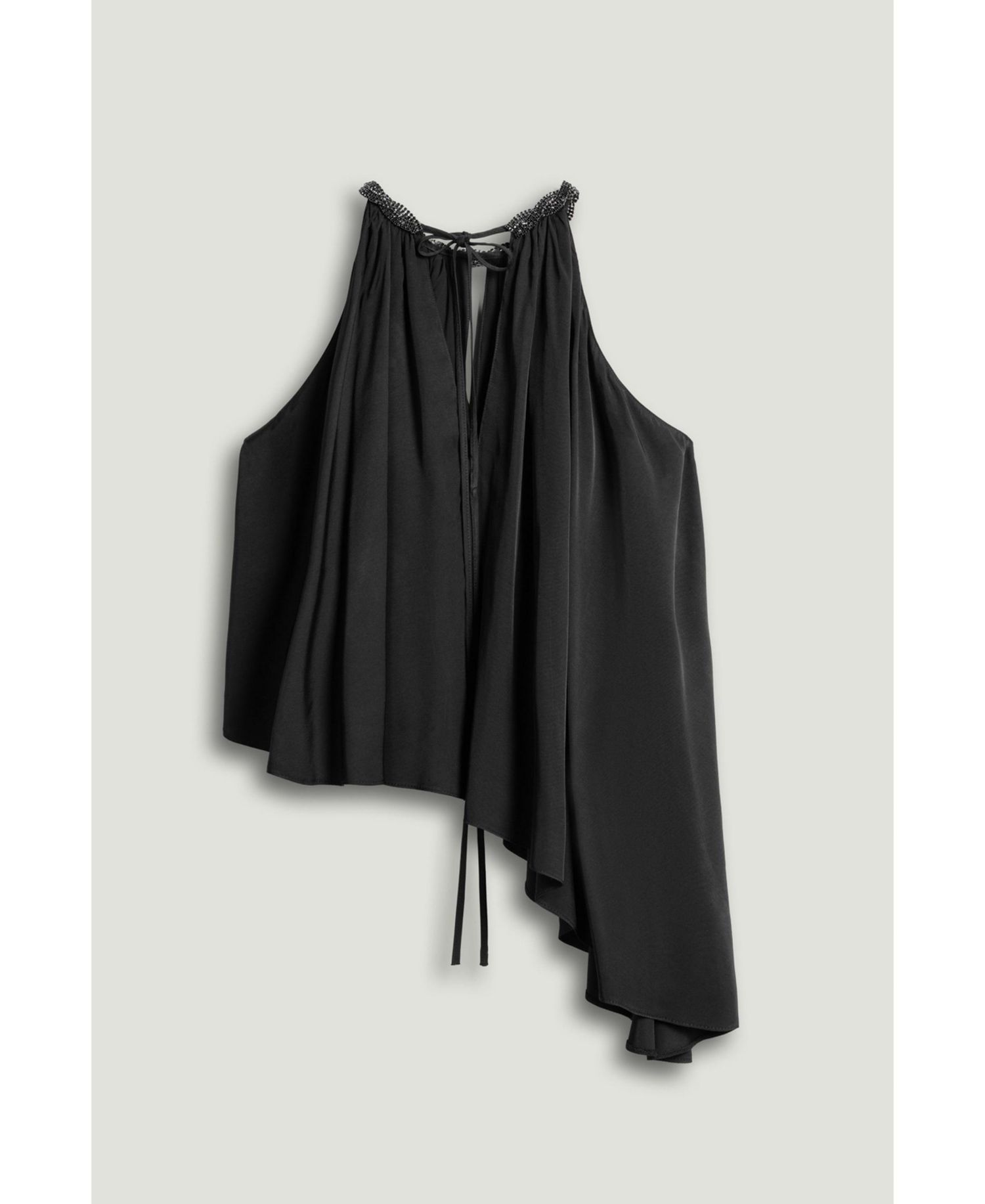 Women's Embellished Halter Blouse