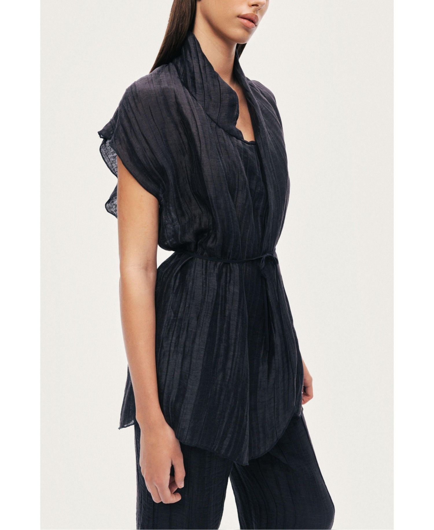 Women's Belted Vest