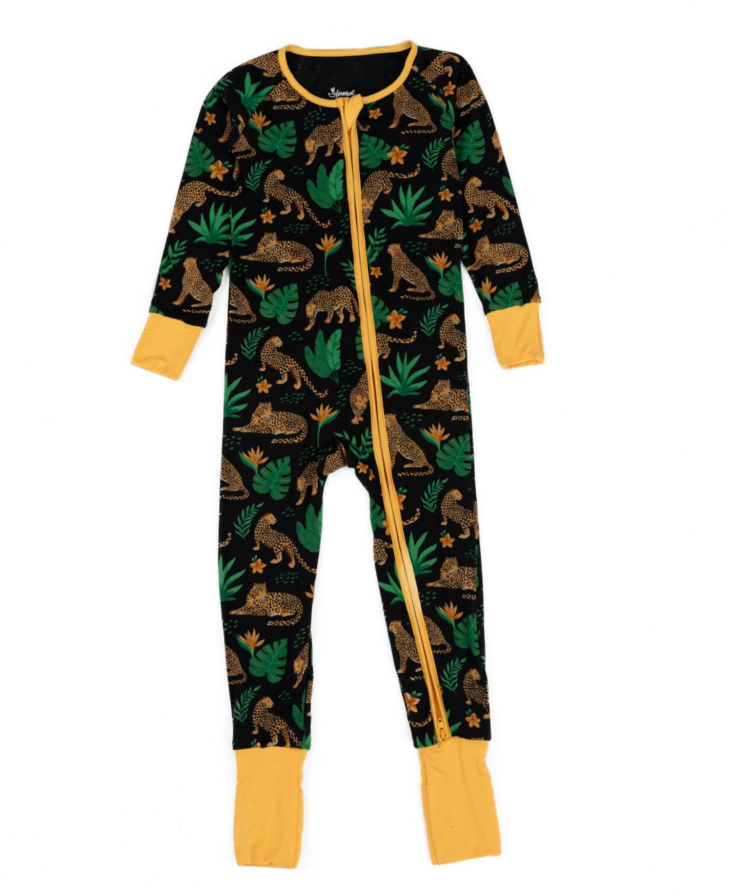 Toddler Matching Family One-Piece Cooling Bamboo Viscose Footed Pajamas