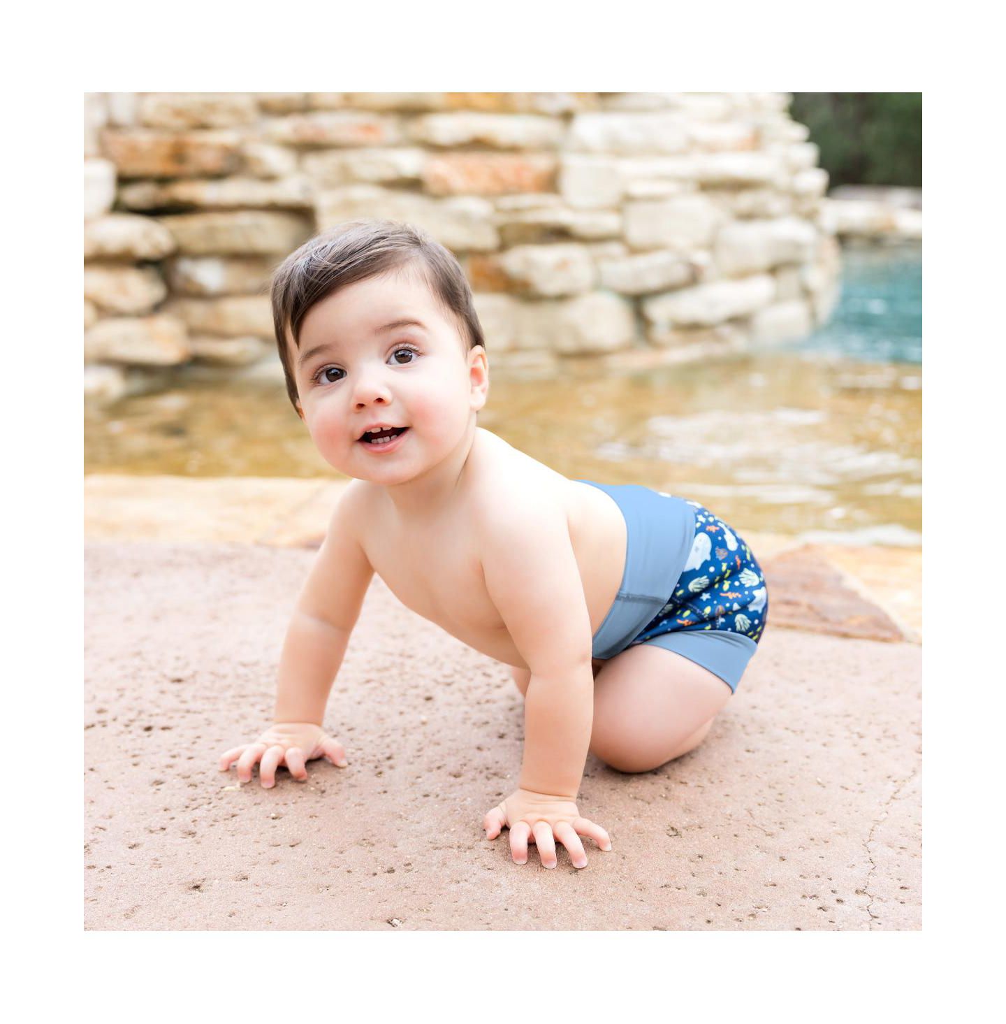 Плавки Diaper для мальчиков — Splash About, цвет: Синий — фото 2