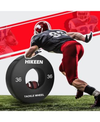 Football Tackle Wheel Dummy Denser Softer Foam Tackling Dummies for Football Youth - Tackling Wheel with Straps (1PCS)