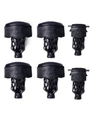 Set of 6 Heavy Duty PU Leather Billiard Pool Table Pockets, Pool Table Accessories