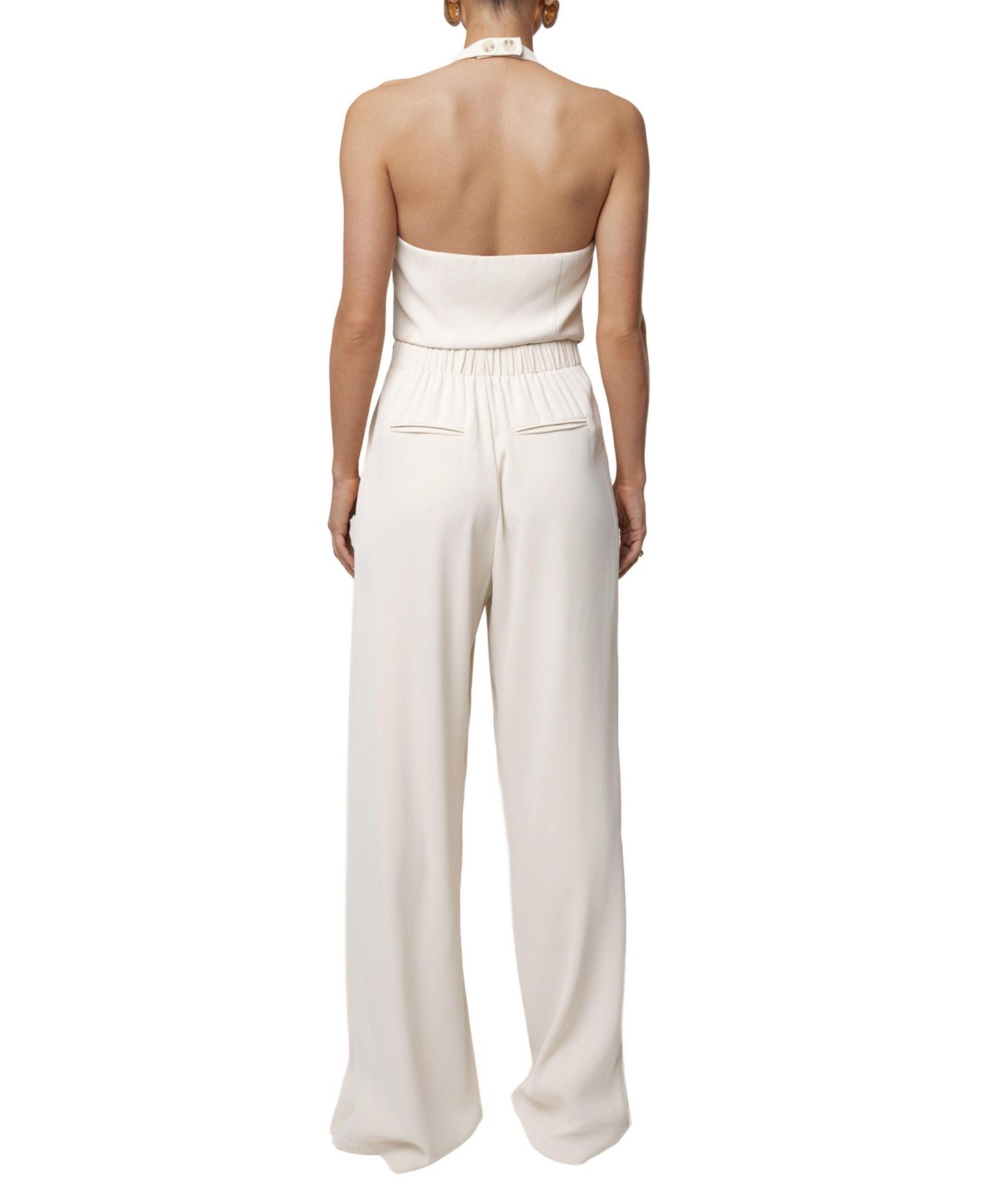 Женский жилет JLUXLABEL Signature Elegance, цвет: Слоновая кость — фото 8