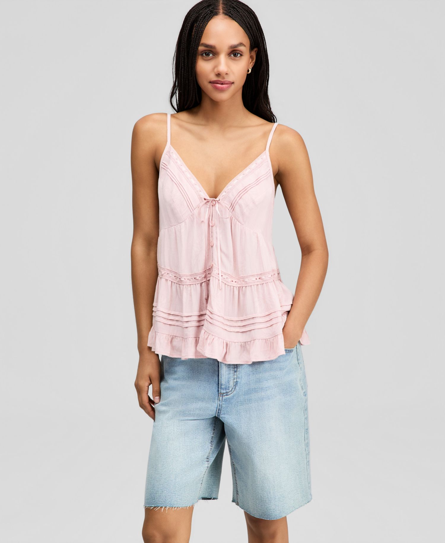 Women's Ribbon-Trim Camisole