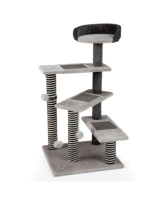 Cat Tree 93 cm with Sisal and Jute Scratching Posts