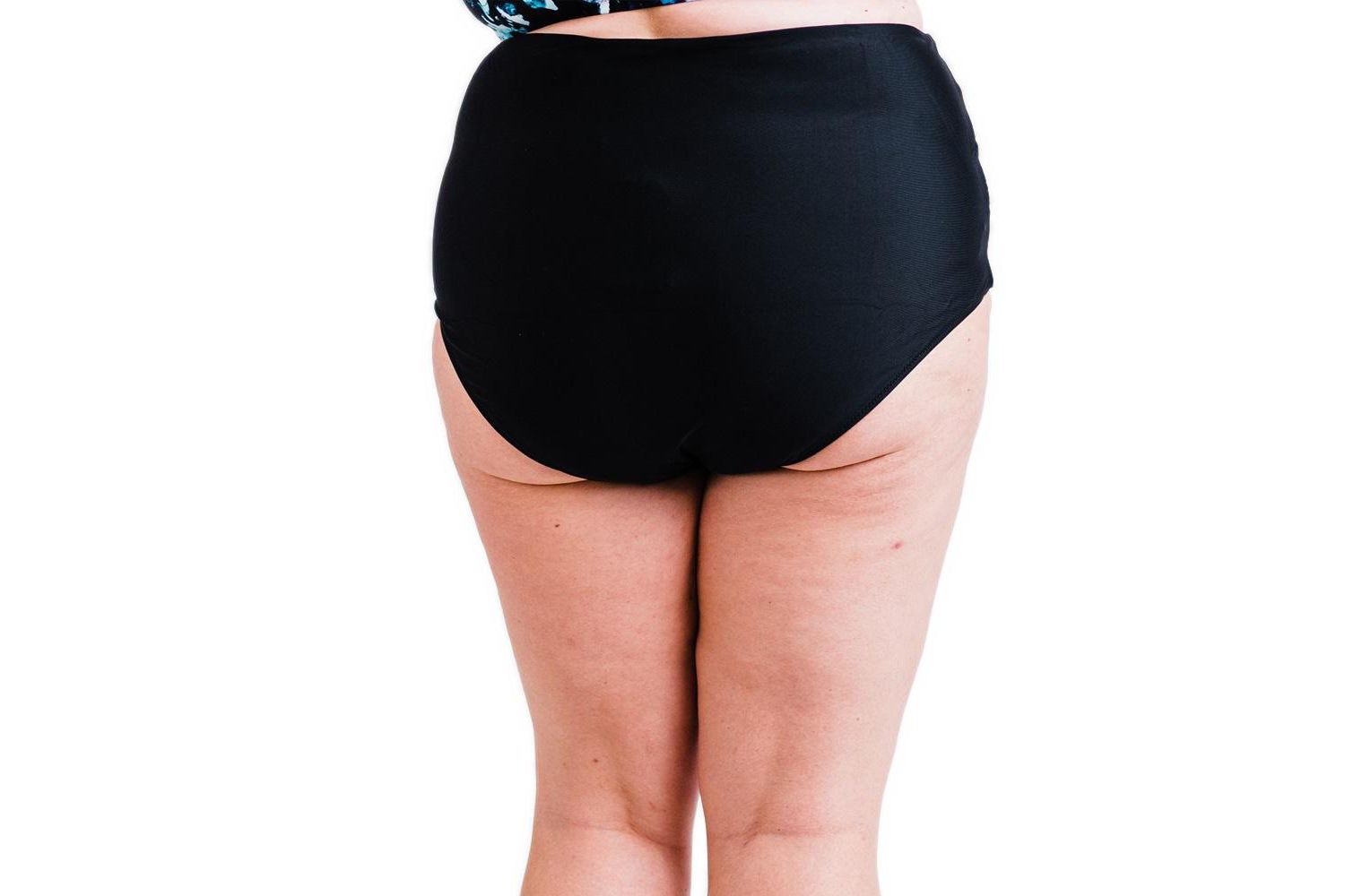 Plus Size High-Waisted Bikini Bottom