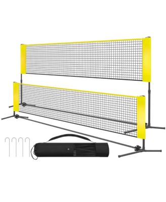 Adjustable Height Foldable Badminton Volleyball Pickleball Tennis Net Indoor Outdoor Portable Stable Durable