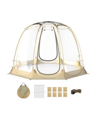 8.5 ft x 8.5 ft Transparent PVC Pop Up Bubble Tent Screen House