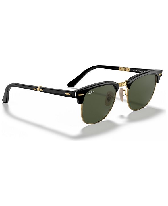 Ray-Ban Sunglasses, RB2176 CLUBMASTER FOLDING & Reviews - Sunglasses by ...