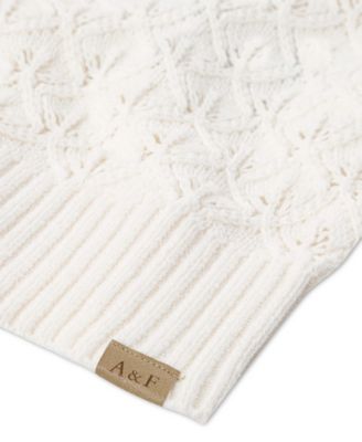 Girls' 5-16 Pointelle Cardigan Sweater