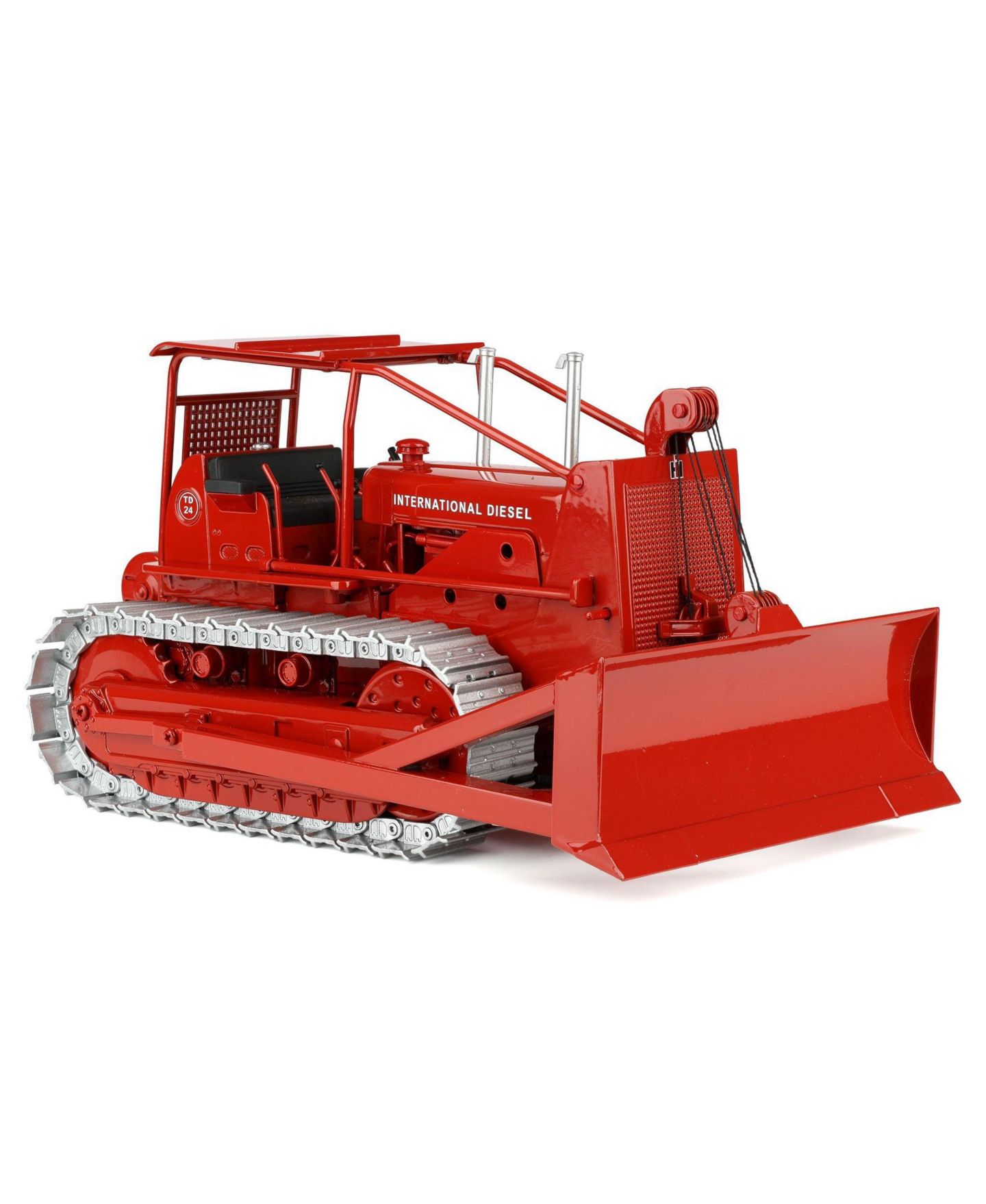Детская игрушка Spec Cast 1:25 Scale Classic Series International Td 24 Crawler with Rops Collectible Toy Vehicle, цвет: Красный — фото 2