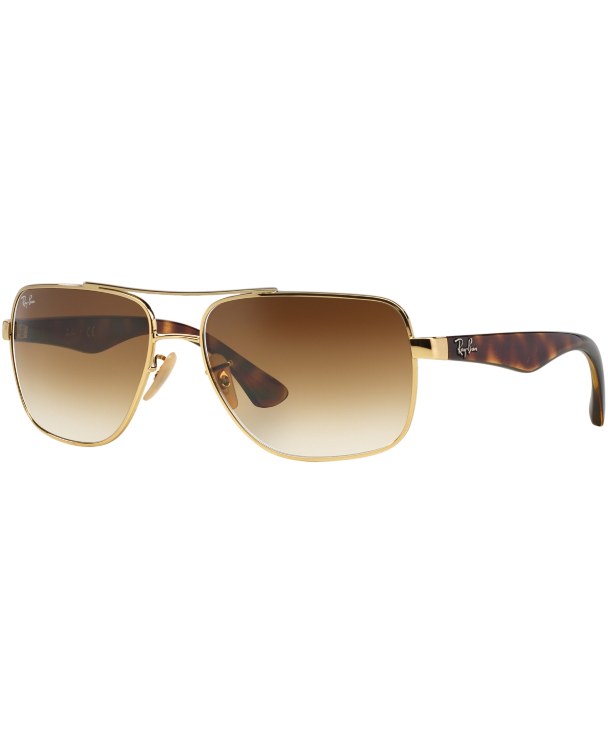 Shop Ray Ban Men's Sunglasses, Rb3483 In Gold,brown