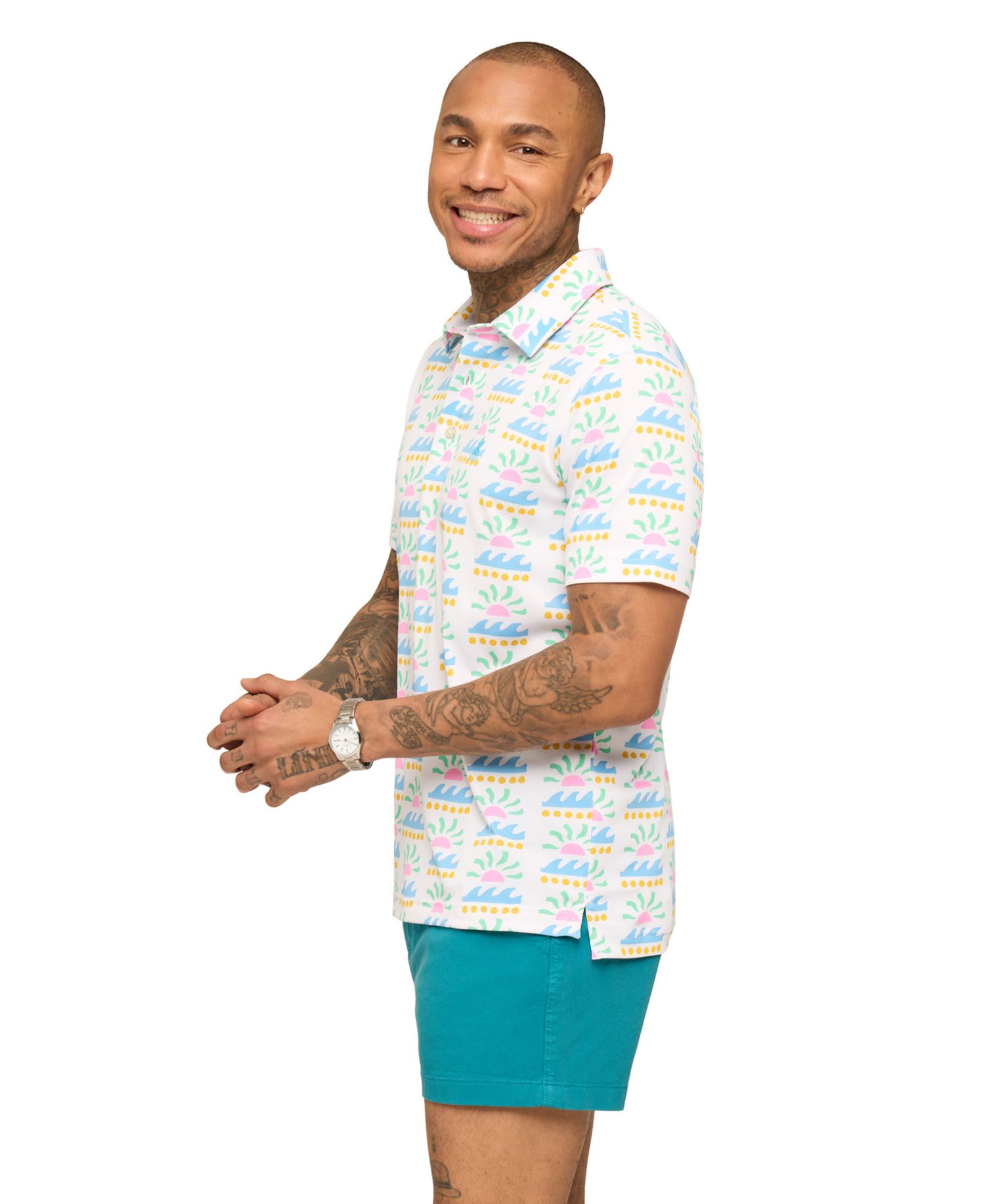 Men's Easygoer Printed Polo Shirt