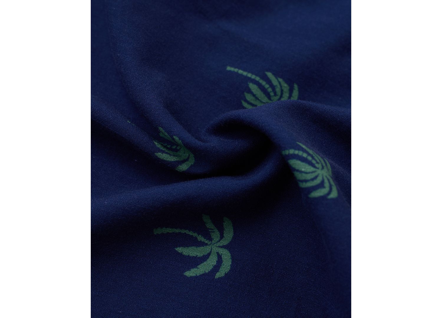 Men's Nighttime Palm Printed Shirt