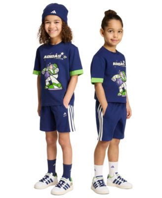 Boys' 2T-10 Pixar Toy Story Short-Sleeve T-Shirt and Shorts, 2-Piece Set