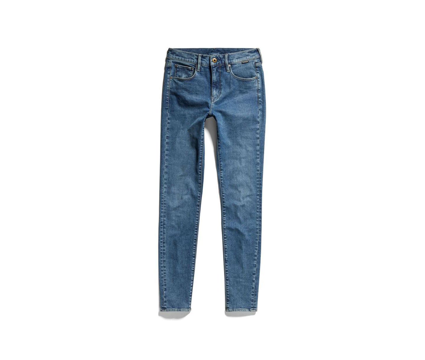 Женские джинсы G-Star 3301 Skinny, цвет: Выцветший синий — фото 4