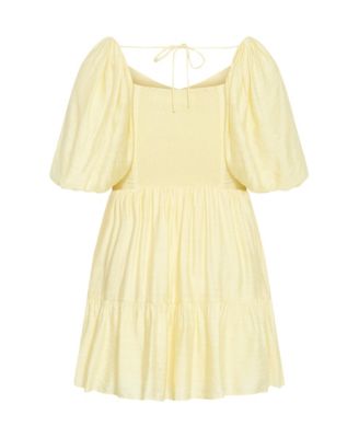 women's Plus Size Mindy Babydoll Mini Dress