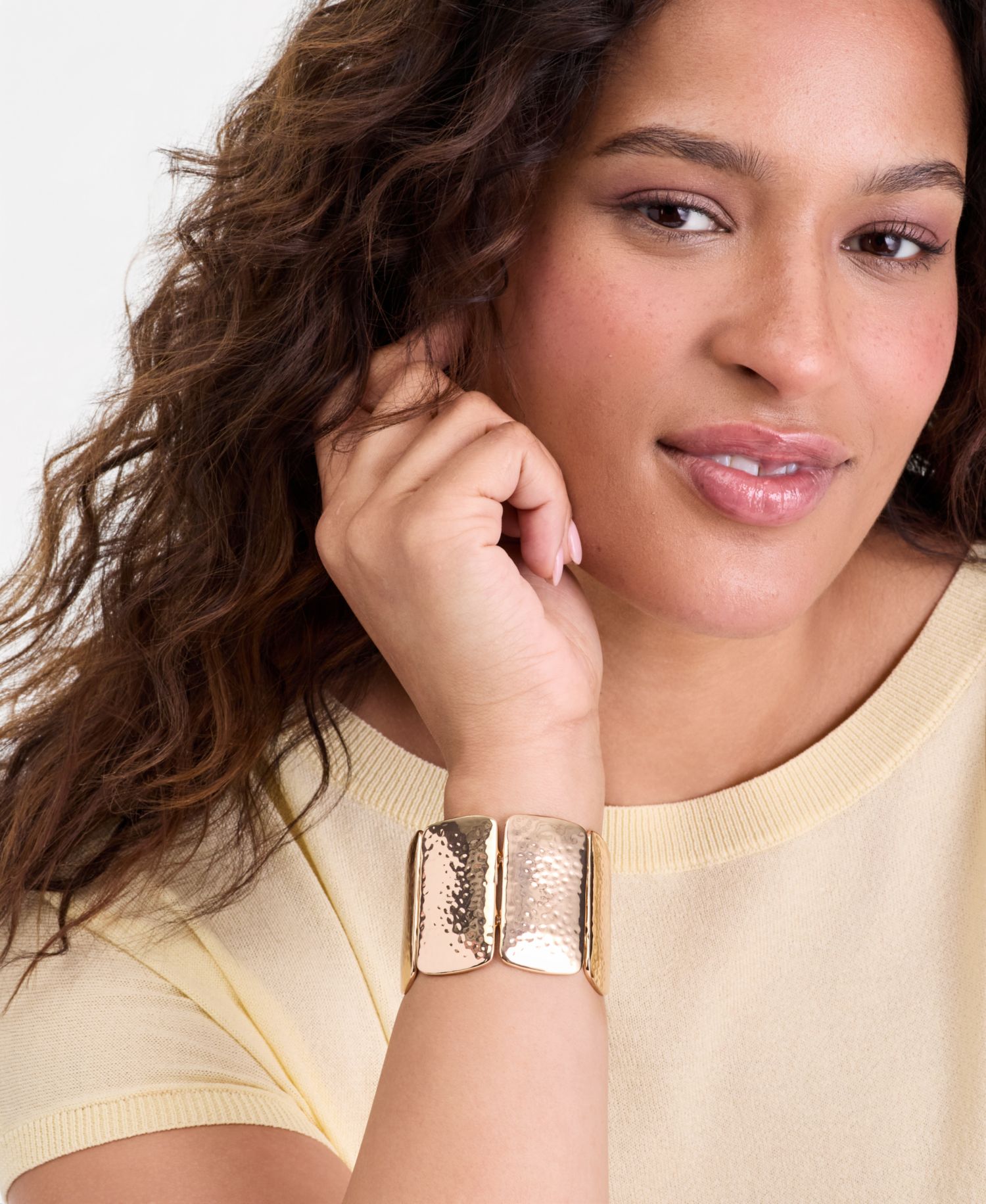 Textured Bar Stretch Bracelet