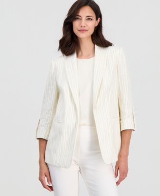 Women's Peak-Lapel Long-Sleeve Blazer