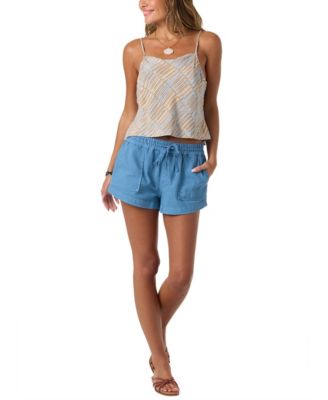 Juniors' Relaxed Woven Shorts