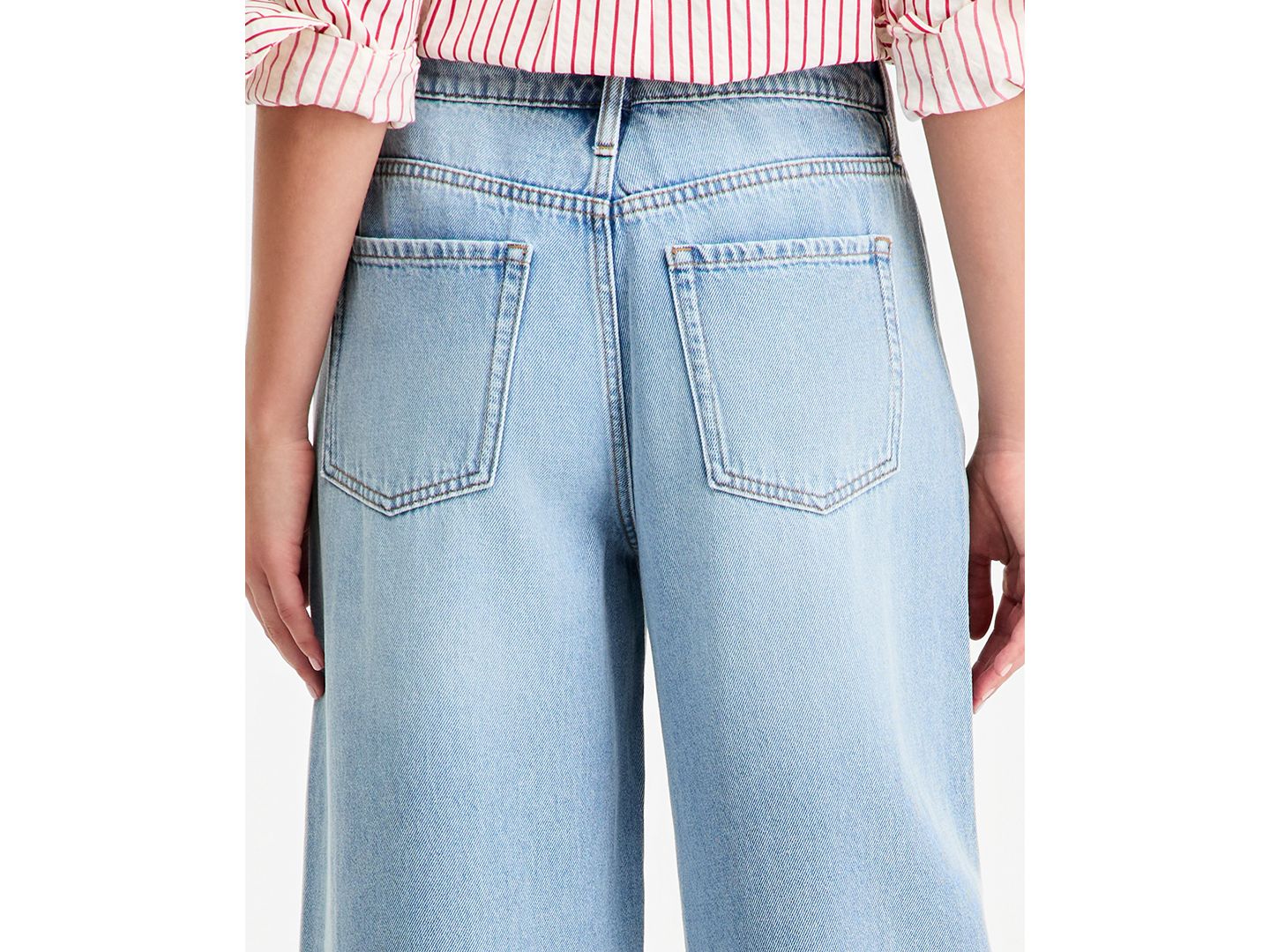 Женские джинсы On 34th High-Rise Wide-Leg Soft Denim Jeans, Regular & Short, цвет: Варёный — фото 3