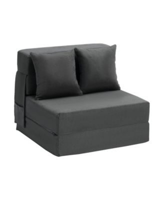 3-in-1 Convertible Folding Sofa Bed with 25D Memory Foam and Washable Cover