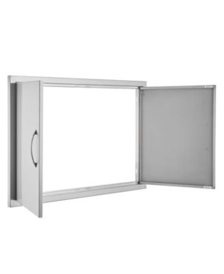 36W 24H Double BBQ Access Door for BBQ Island Grilling
