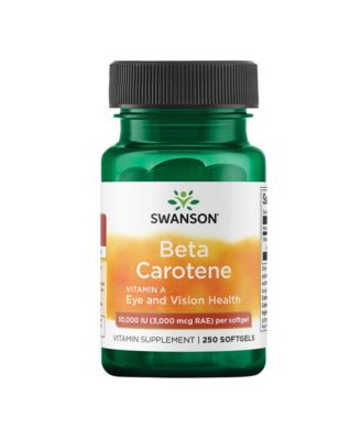 BetaCarotene  Vitamin A Supplement Promoting Immune Health, Eye and Skin Health  Natural Wellness Formula  (250 Softgels, 3000mcg Each)