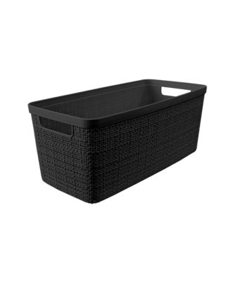 Jute Decorative Plastic Storage Baskets Bins Gift Basket
