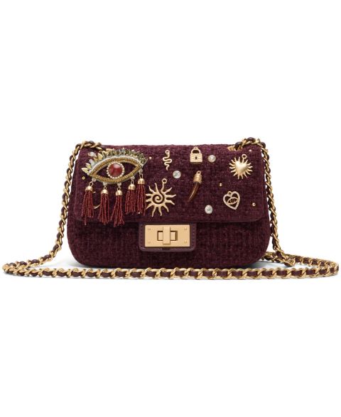 Женская сумка ALDO Bellaglamm Mini Crossbody, цвет: Mix Mat Bordo