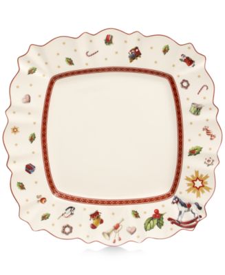 Villeroy & Boch Toy's Delight Square White Dinner Plate - Macy's