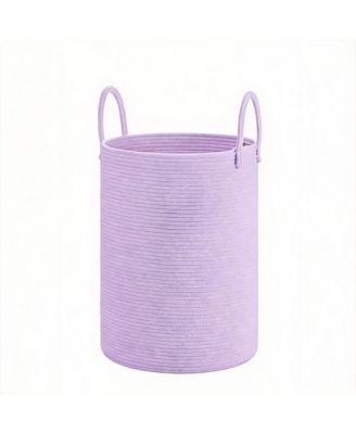 Woven Cotton Rope Hamper for Clothes Storage
