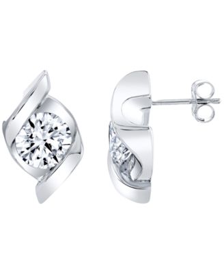 Certified Lab Grown Diamond Stud Earrings (3 ct. t.w.) in 14k White or Yellow Gold