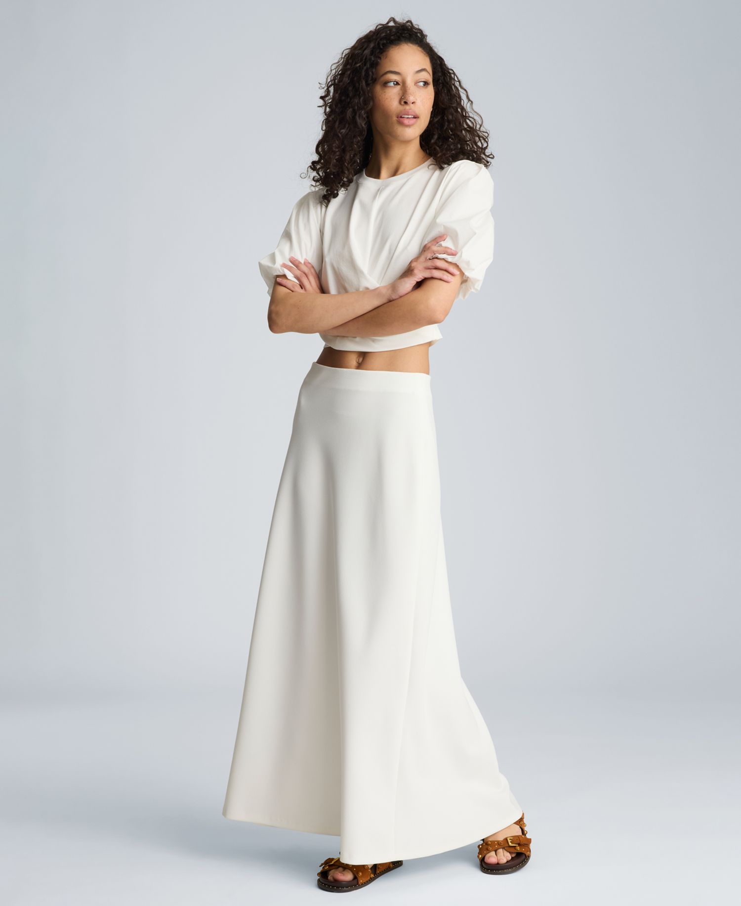 Women's Puff-Sleeve Wrap Tee