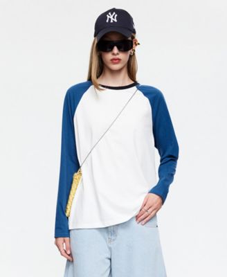 Women's Crew Neck Baseball T-Shirt