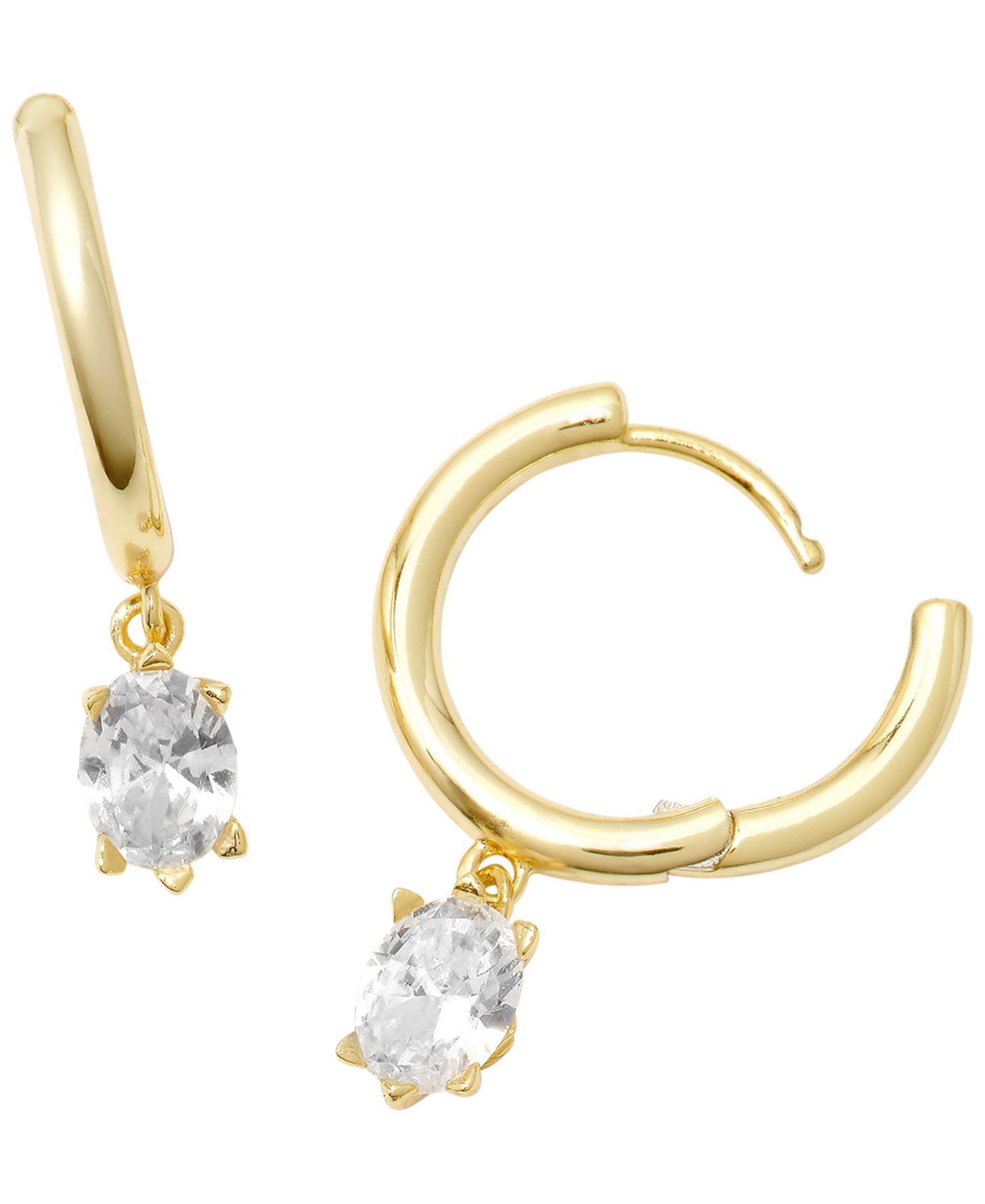 Cailin Cubic Zirconia Huggie Earrings