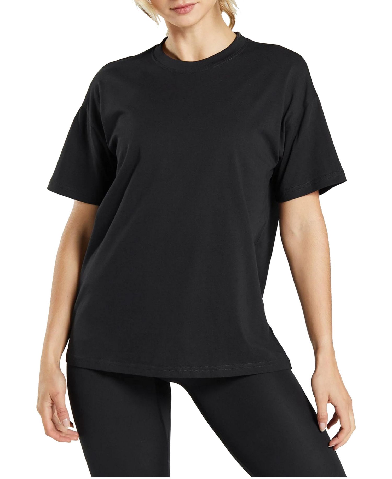 Women's Loose Fitting Short Sleeve Crew Neck Tee (UP TO 5XL)