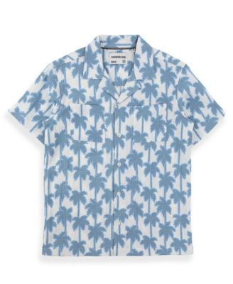 Sovereign Code Boys' 5-20 Rockesteady Short-Sleeve Woven Shirt - White/Blue