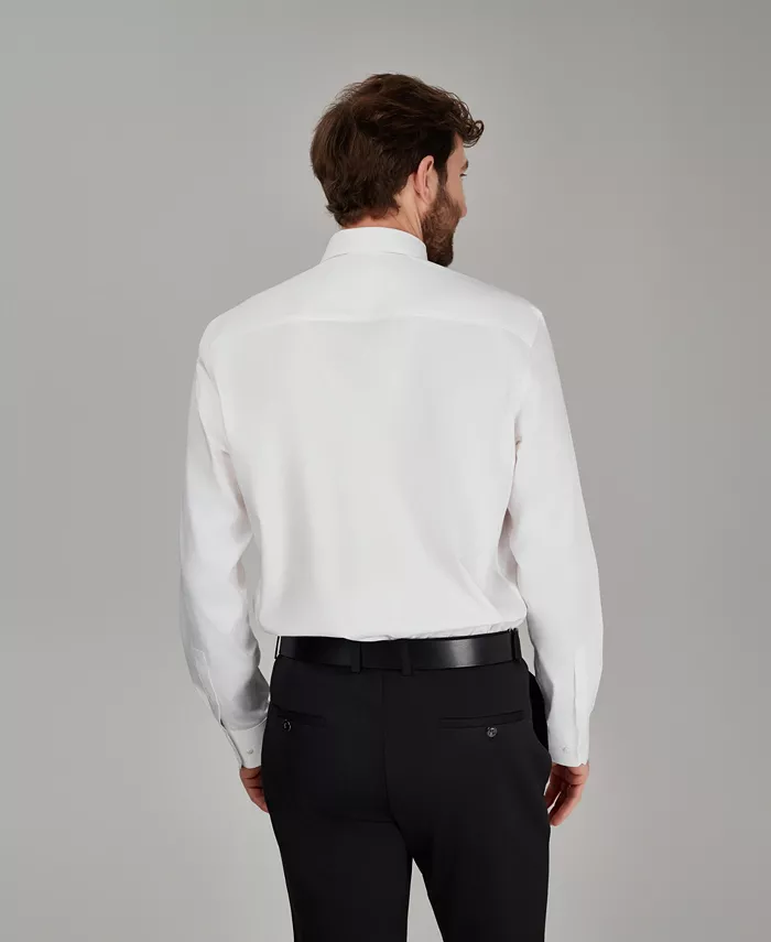 Men's No Iron Formal Solid Dress Shirt - thumbnail 6