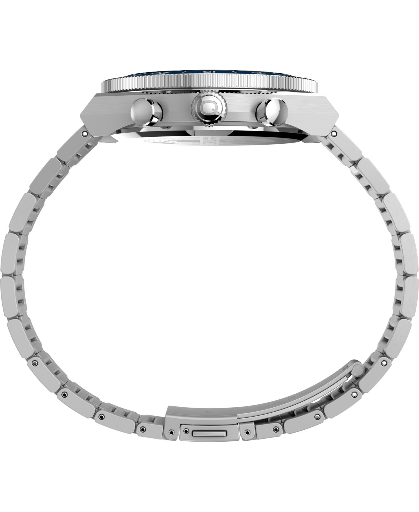 Мужские часы Timex Quartz Chronograph Silver-Tone Stainless Steel 40mm — фото 3
