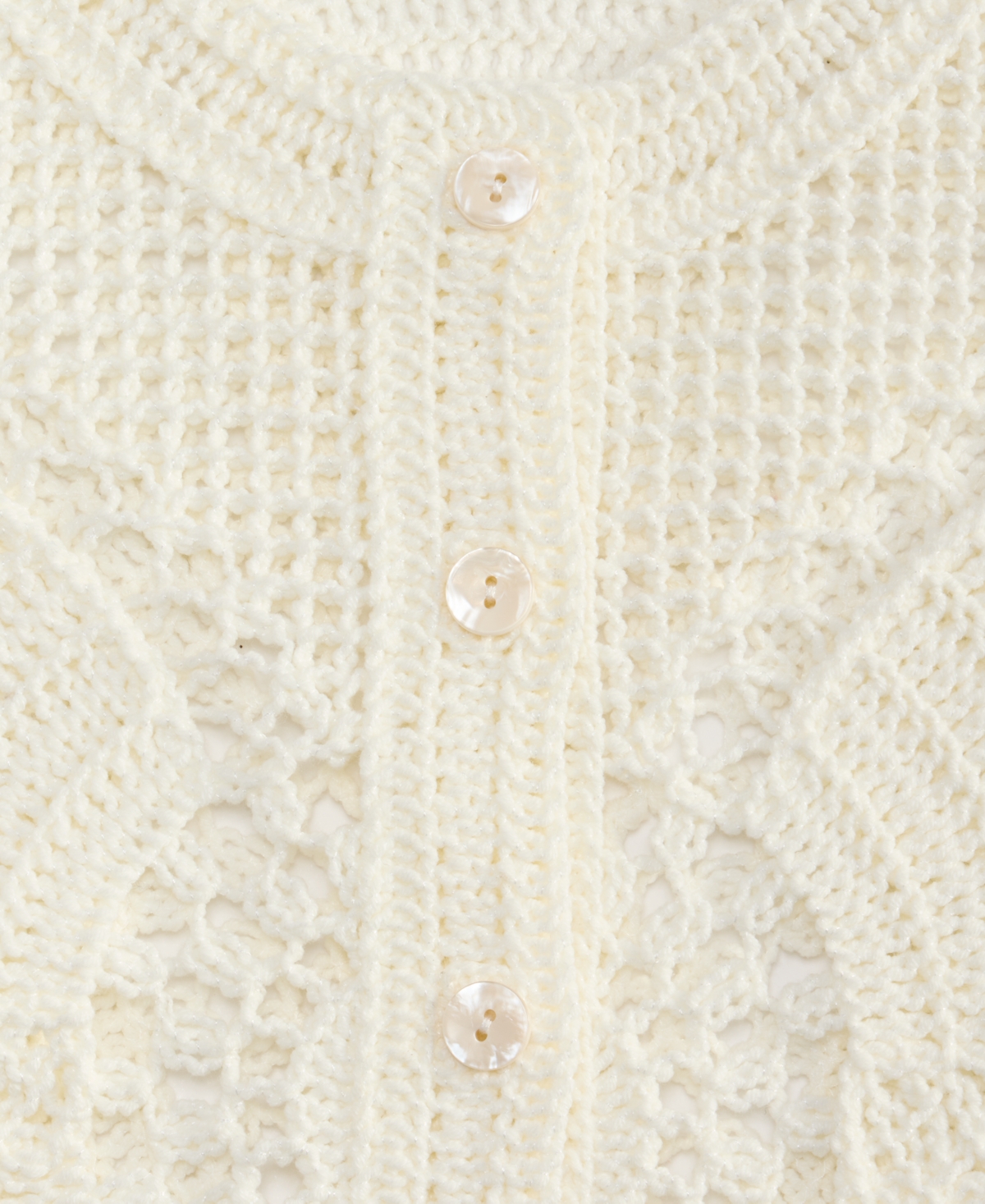 On 34th Women's Floral Pointelle Button-Front Cardigan, Macy's Exclusive