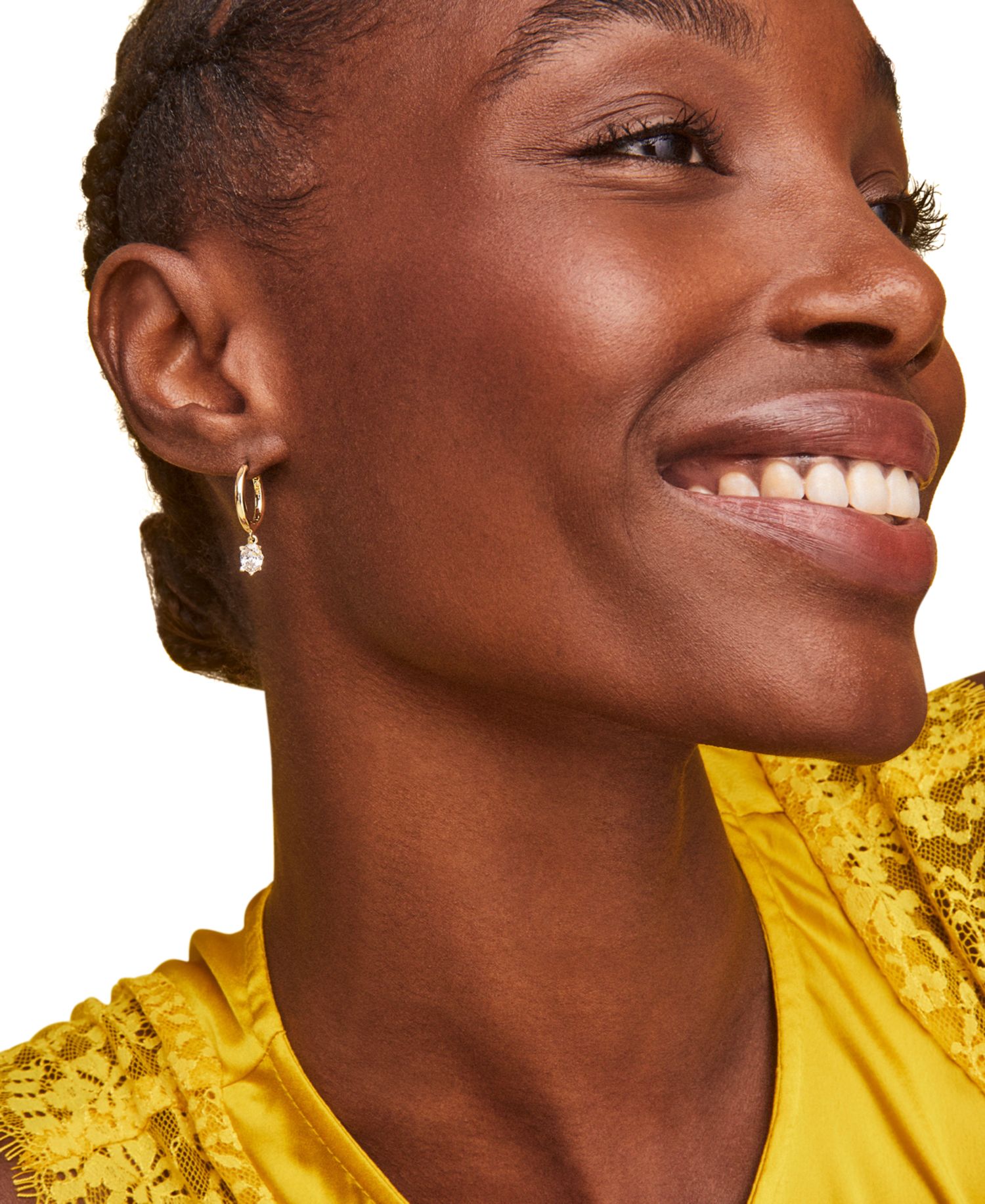 Cailin Cubic Zirconia Huggie Earrings