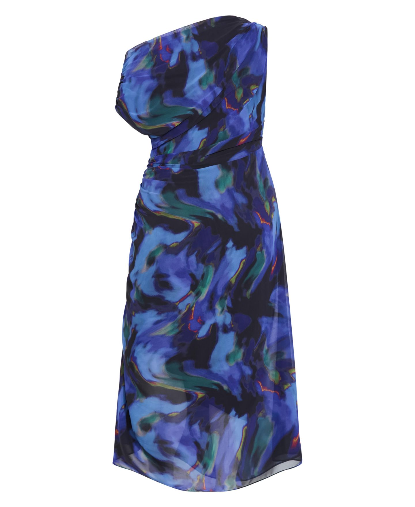 Женское платье CITY CHIC Haze Print Maxi, цвет: Синий мглистый — фото 4