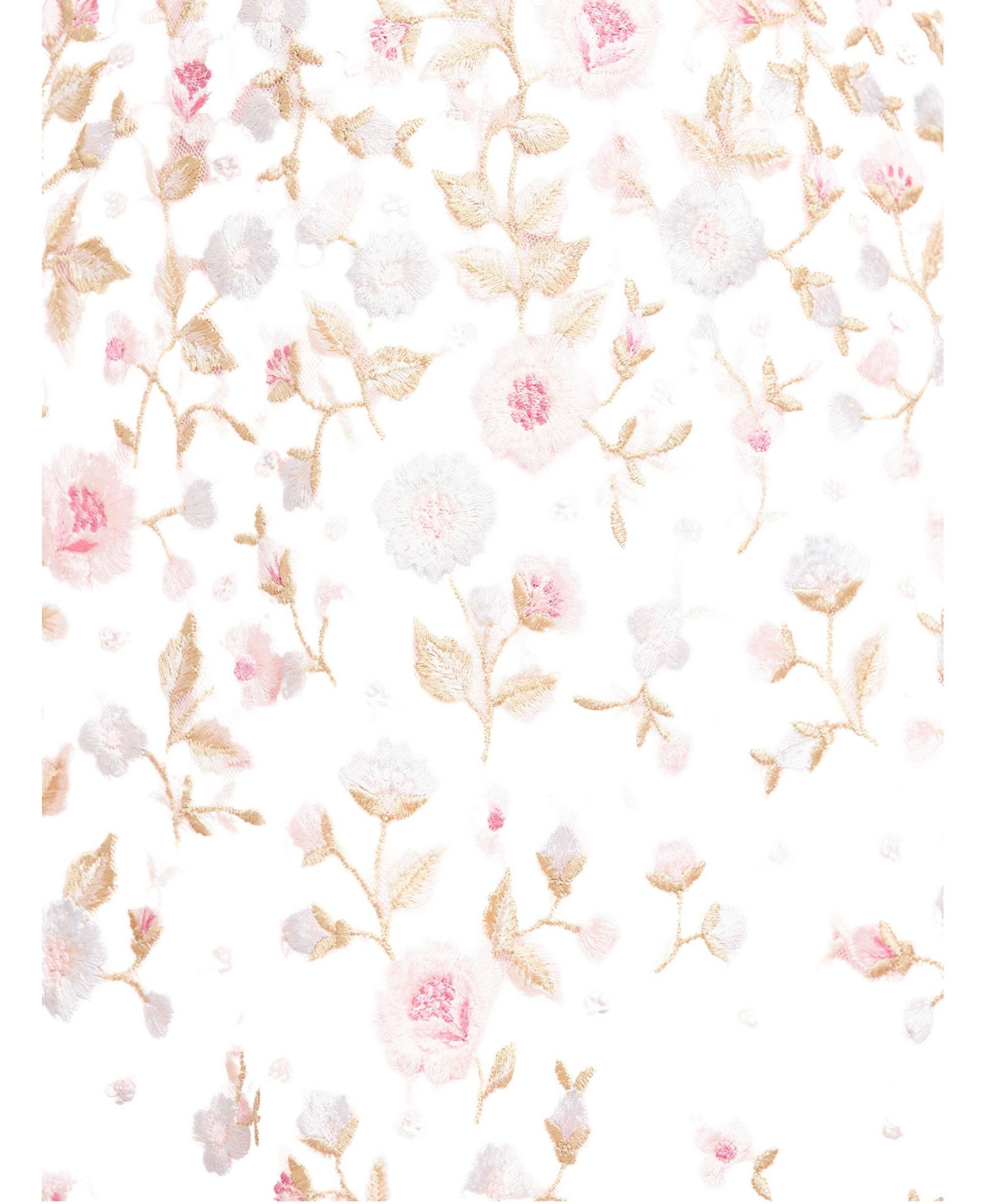 Women's Ethereal Blooms Frill Ankle Gown
